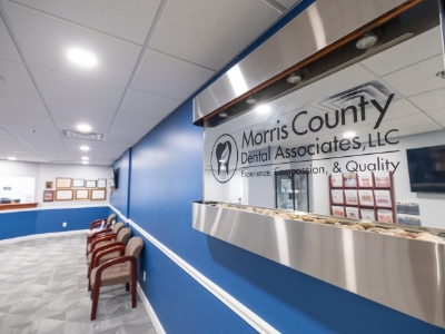 Front desk at Morris County Dental Associates